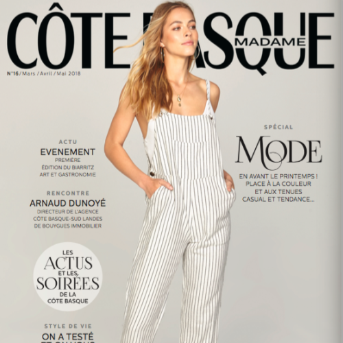 couverture magazine cote basque madame avril-mai 2018